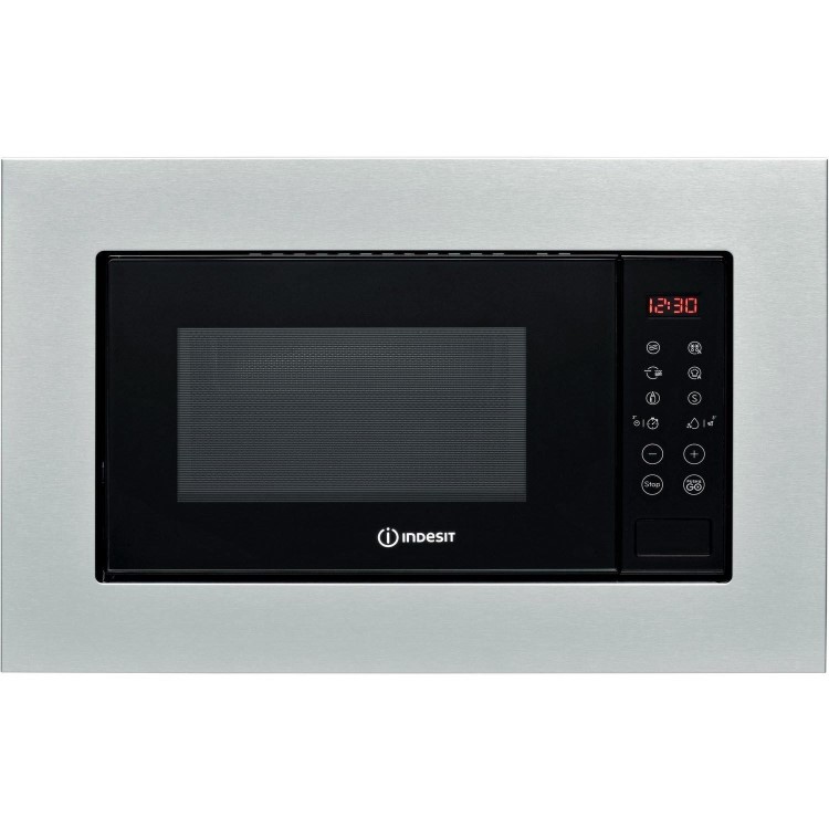 Indesit Built-In Microwave with Grill - Stainless Steel