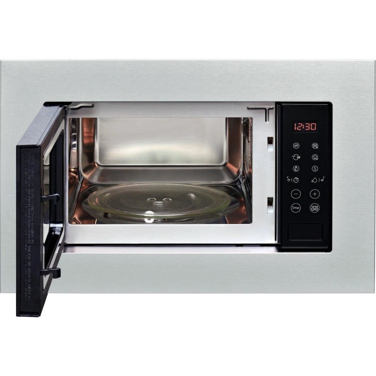 Indesit Built-In Microwave with Grill - Stainless Steel