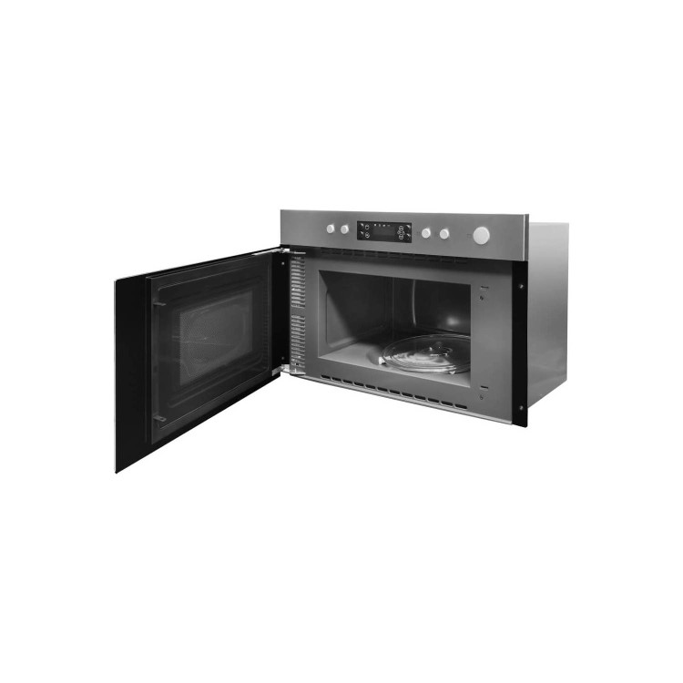 Indesit Built-In Microwave with Grill - Stainless Steel