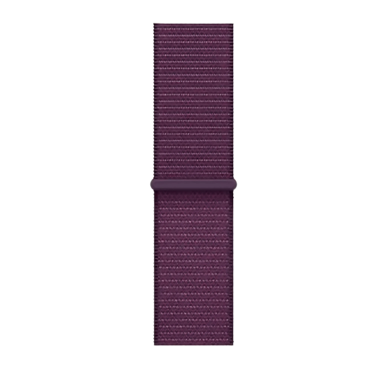 Apple Watch Series 10 GPS 42mm Rose Gold Aluminium Case with Plum Sport Loop