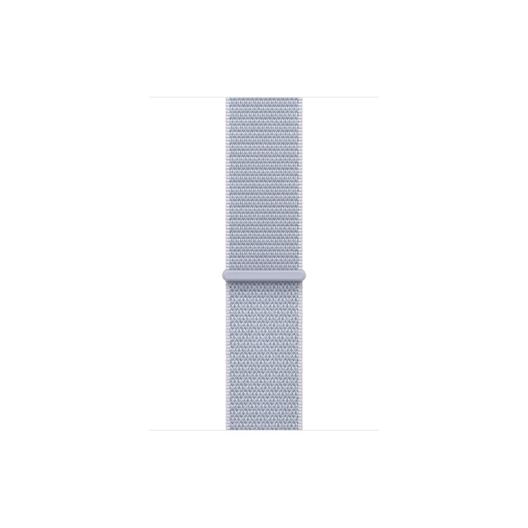 Apple Watch Series 10 GPS + Cellular 46mm Silver Aluminium Case with Blue Cloud Sport Loop