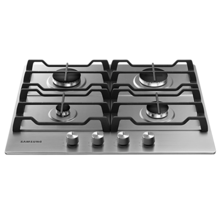 Samsung 60cm 4 Burner Gas Hob - Stainless Steel