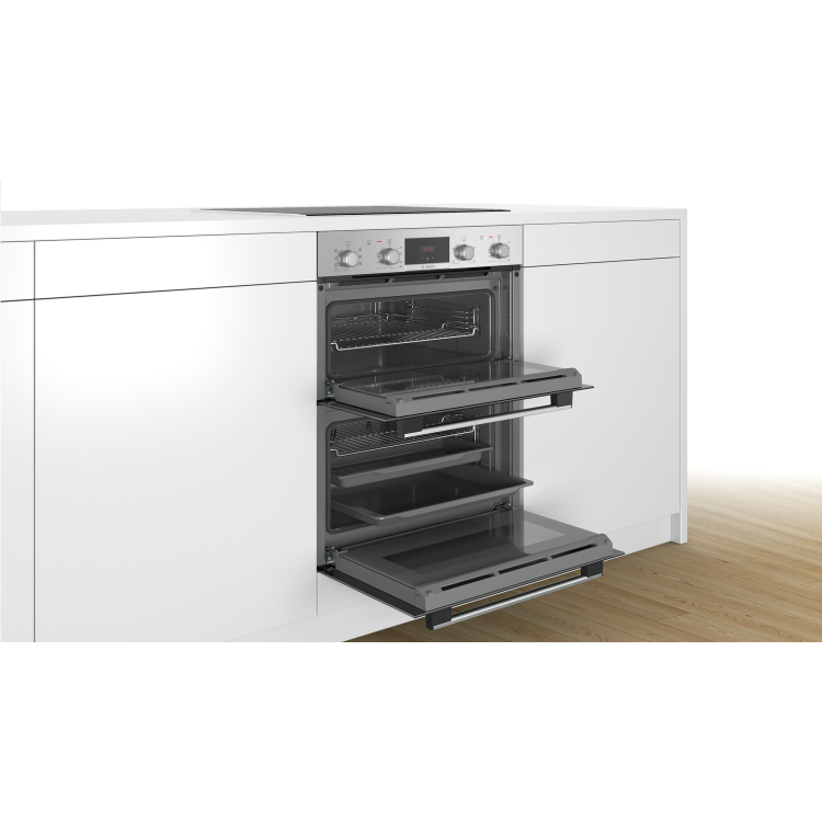 Bosch Series 4 Built Under Electric Double Oven - Stainless Steel