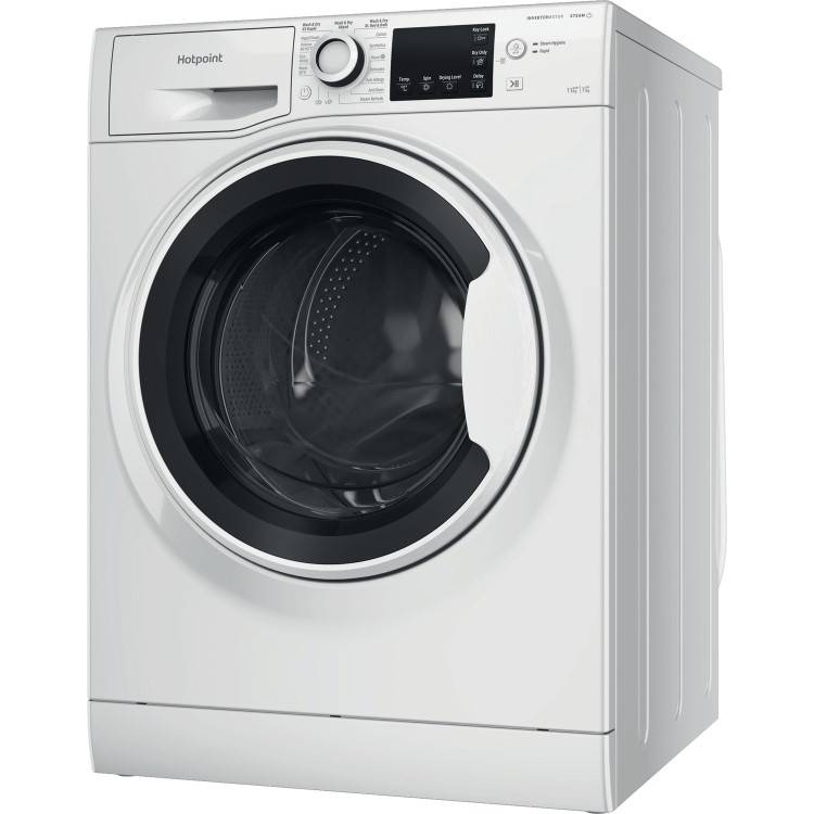 Refurbished Hotpoint Anti-stain NDB11724WUK Freestanding 11/7KG 1600 Spin Washer Dryer White