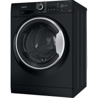 Refurbished Hotpoint Anti-stain NDB9635BSUK Freestanding 9/6KG 1400 Spin Washer Dryer Black