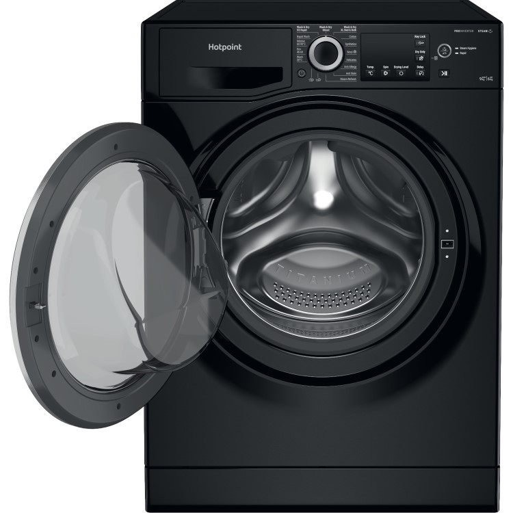 Hotpoint Futura 9kg Wash 6kg Dry 1400rpm Washer Dryer - Black