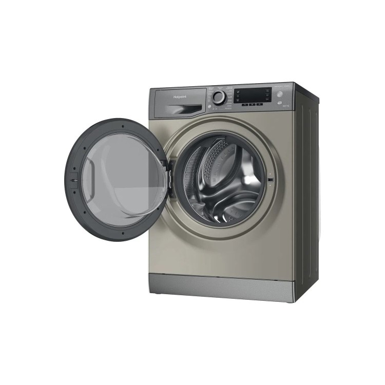 Refurbished Hotpoint ActiveCare NDD10726GDA Freestanding 10/7KG 1400 Spin Washer Dryer Graphite