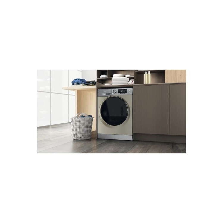 Refurbished Hotpoint ActiveCare NDD10726GDA Freestanding 10/7KG 1400 Spin Washer Dryer Graphite