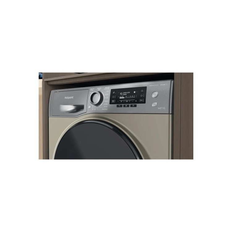 Refurbished Hotpoint ActiveCare NDD10726GDA Freestanding 10/7KG 1400 Spin Washer Dryer Graphite