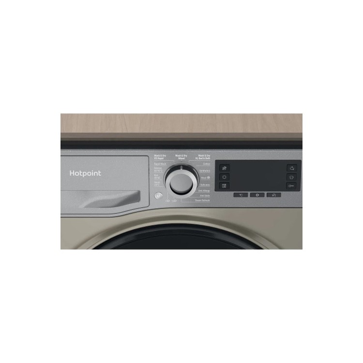 Refurbished Hotpoint ActiveCare NDD10726GDA Freestanding 10/7KG 1400 Spin Washer Dryer Graphite