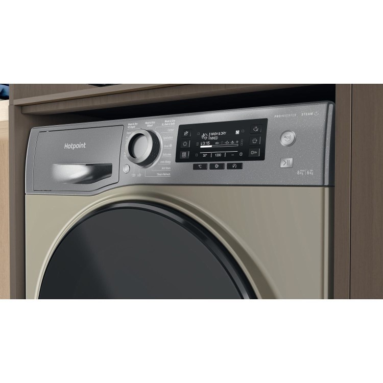 Hotpoint ActiveCare 8kg Wash 6kg Dry 1400rpm Washer Dryer - Graphite