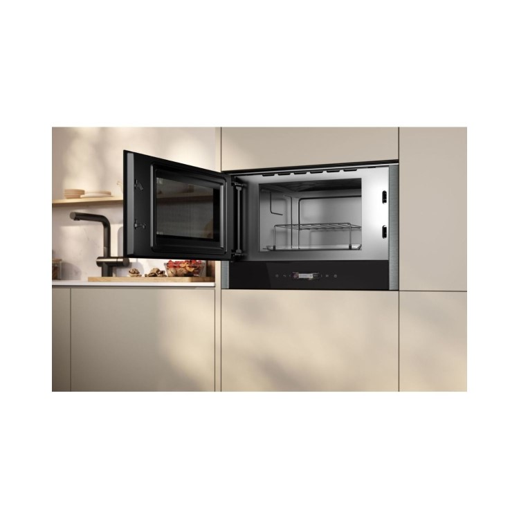 Neff N70 Built-In Microwave with Grill - Grey