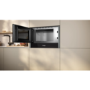 Neff N70 Built-In Microwave with Left Hand Hinged Door - Graphite Grey