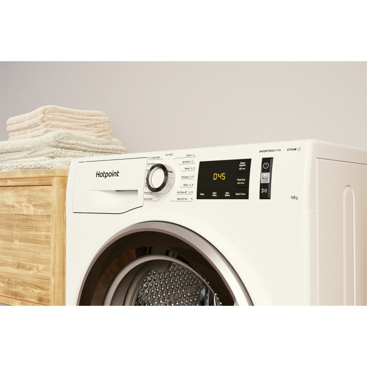 Hotpoint 10kg 1600rpm Freestanding Washing Machine - White