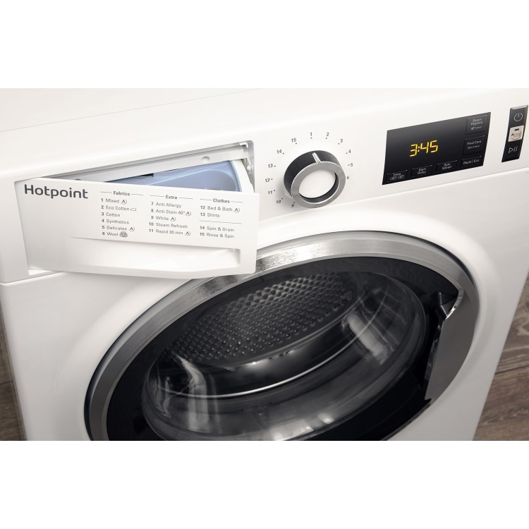 Refurbished Hotpoint NM11946WCA Ultra Efficient Freestanding 9KG 1400 Spin Washing Machine White