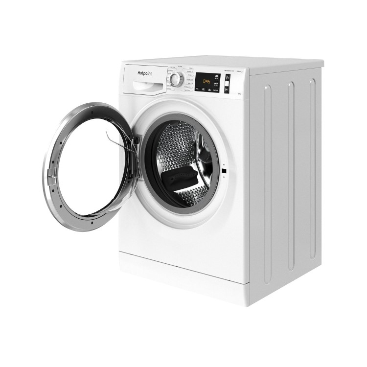 Refurbished Hotpoint ActiveCare NM11948WCAUK Freestanding 9KG 1400 Spin Washing Machine White