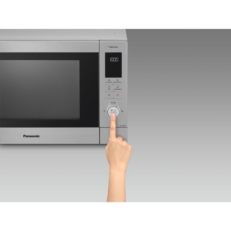 Refurbished Panasonic NN-CD87KSBPQ 1000W 34L Freestanding Combination Microwave Oven Silver