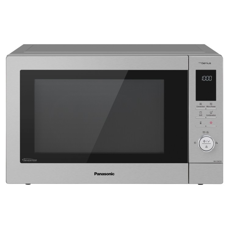 Refurbished Panasonic NN-CD87KSBPQ 1000W 34L Freestanding Combination Microwave Oven Silver