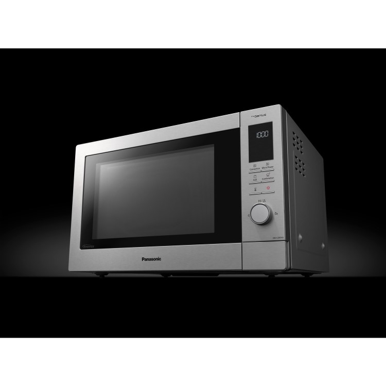 Refurbished Panasonic NN-CD87KSBPQ 1000W 34L Freestanding Combination Microwave Oven Silver