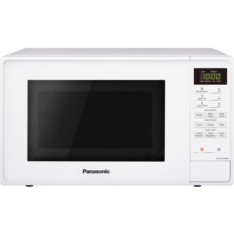 Panasonic Compact 20L Digital Freestanding Solo Microwave  Oven - White