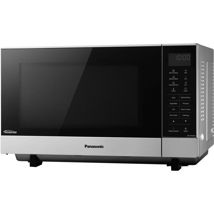 Panasonic 27L Freestanding Solo Flatbed Microwave - Silver