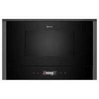 Neff N70 Built-In Microwave with Right Hand Hinged Door - Graphite Grey