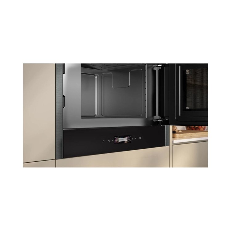 Neff N70 Built-In Microwave with Right Hand Hinged Door - Graphite Grey