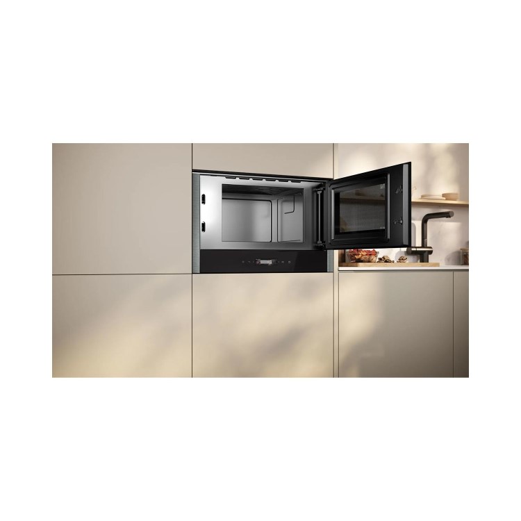 Neff N70 Built-In Microwave with Right Hand Hinged Door - Graphite Grey