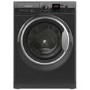 Refurbished Hotpoint AntiStain NSWM1046BSUK Freestanding 10KG 1400 Spin Washing Machine Black