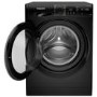 Refurbished Hotpoint AntiStain NSWM1046BSUK Freestanding 10KG 1400 Spin Washing Machine Black