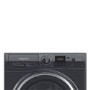 Refurbished Hotpoint AntiStain NSWM1046BSUK Freestanding 10KG 1400 Spin Washing Machine Black