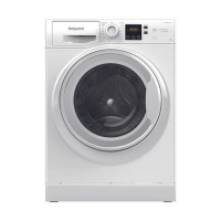 Refurbished Hotpoint AntiStain NSWM1046WUK Freestanding 10KG 1400 Spin Washing Machine White