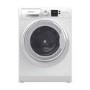 Refurbished Hotpoint AntiStain NSWM1046WUK Freestanding 10KG 1400 Spin Washing Machine White