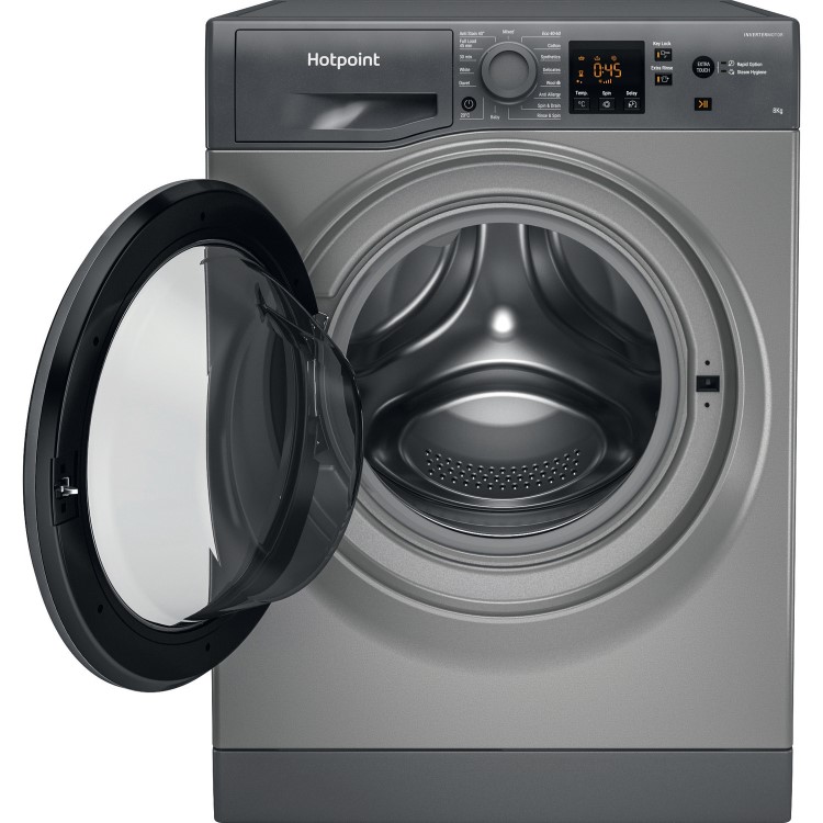 Hotpoint Anti-stain 8kg 1400rpm Washing Machine - Graphite