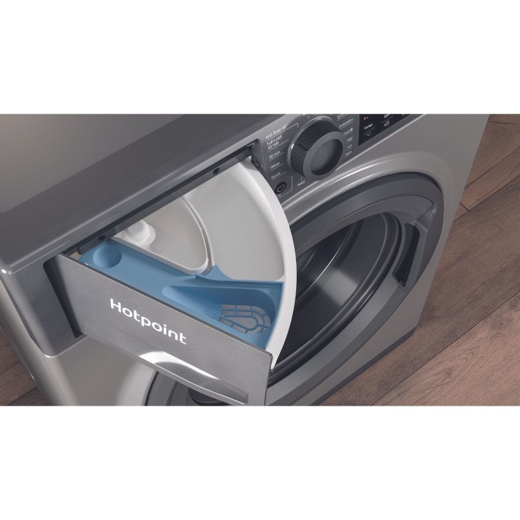 Hotpoint AntiStain 8kg 1400rpm Washing Machine - Graphite