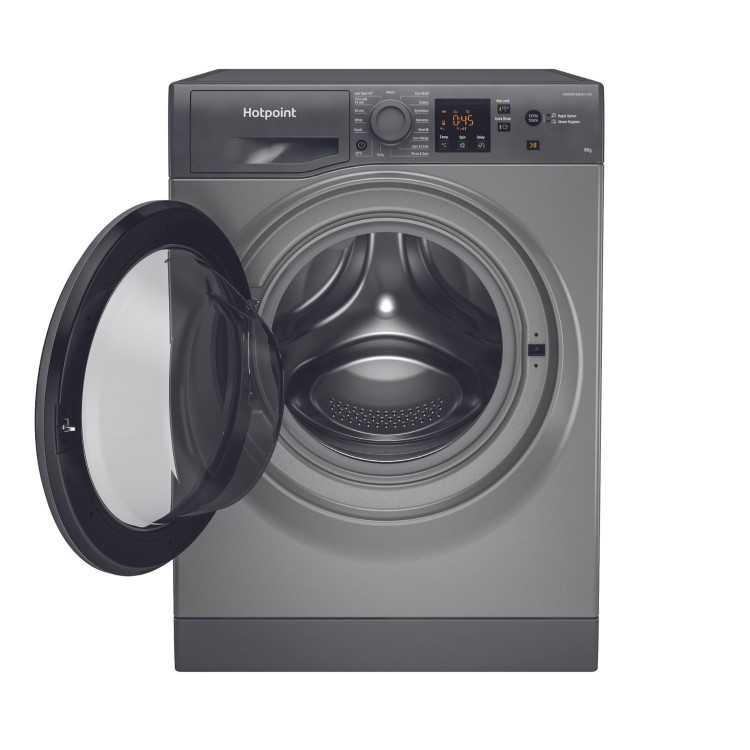 Hotpoint AntiStain 8kg 1400rpm Washing Machine - Graphite