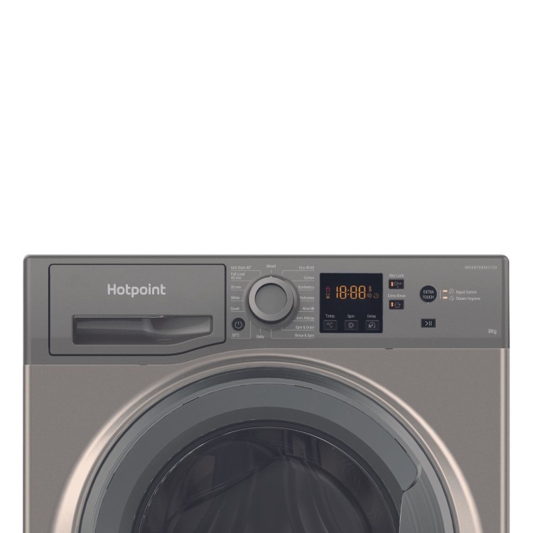 Hotpoint AntiStain 8kg 1400rpm Washing Machine - Graphite