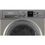 Refurbished Hotpoint NSWM863CGGUKN Freestanding 8KG 1600 Spin Washing Machine With SteamHygiene Graphite