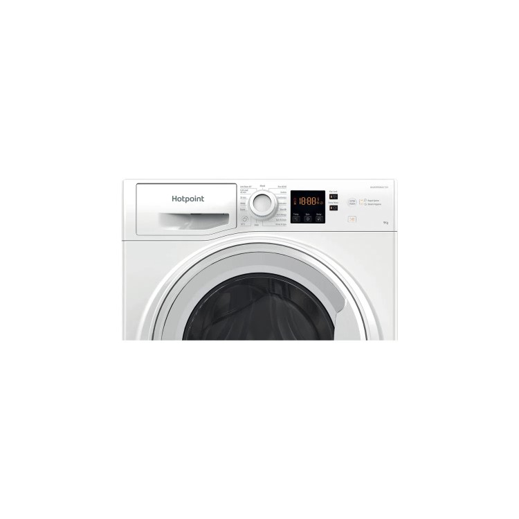 Refurbished Hotpoint NSWM945CWUKN Freestanding 9KG 1400 Spin Washing Machine White