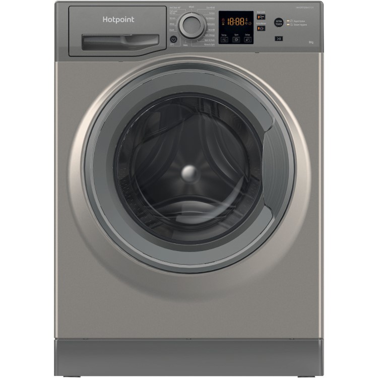 Hotpoint 8kg 1400rpm Freestanding Washing Machine - Graphite