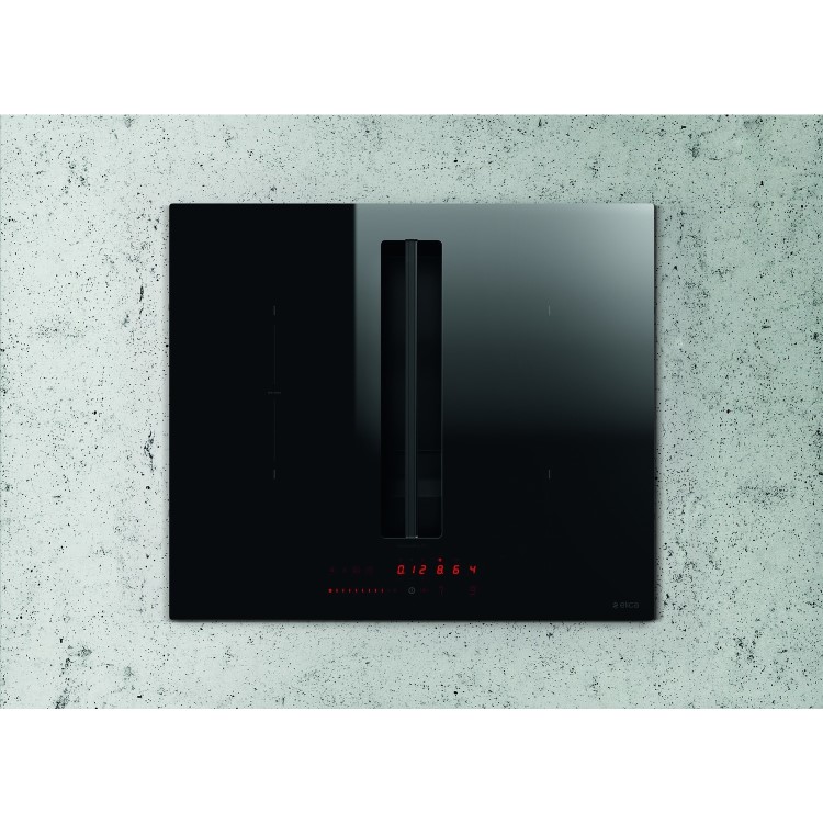 Refurbished Elica NikolaTesla Fit NT-FIT-60 60cm Venting Induction Hob with Built In Extraction