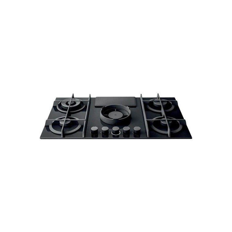 Elica NikolaTesla Flame 88cm Gas Venting Hob Recirculation Only - Black