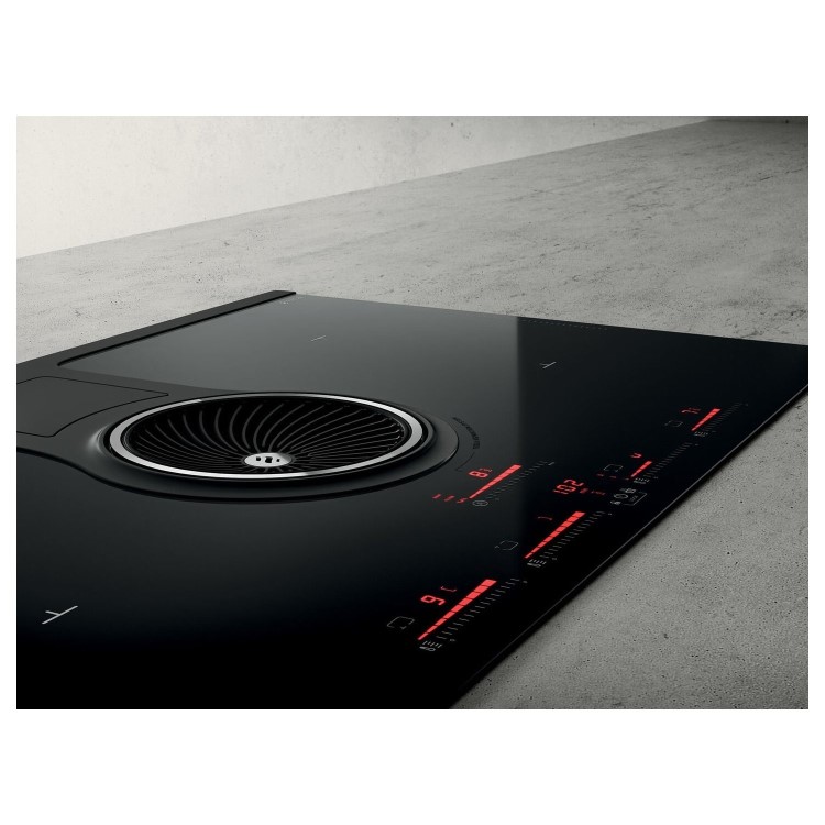 Refurbished Elica NikolaTesla NT-ONE-RC 4 Zone Induction Hob with Built-In Extractor Recirculation Model