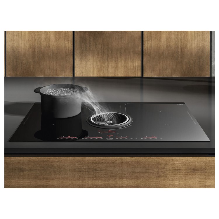 Refurbished Elica NikolaTesla NT-ONE-RC 4 Zone Induction Hob with Built-In Extractor Recirculation Model