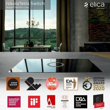 Refurbished Elica NikolaTesla Switch NT-SWITCH-BLK-DO 83cm Induction Venting Hob Duct Out Only