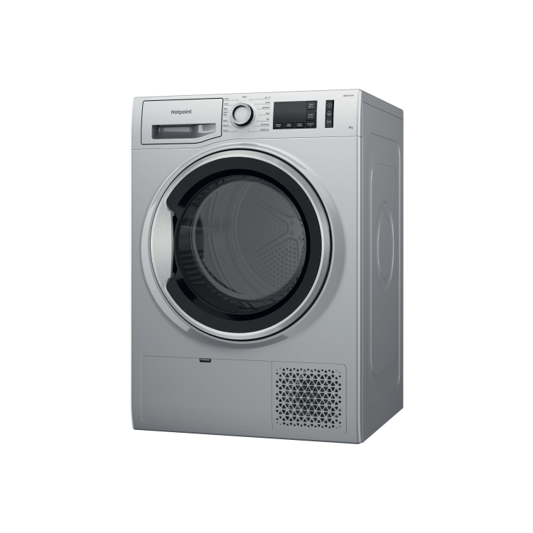 Hotpoint Crease Care 8kg Heat Pump Tumble Dryer - Silver