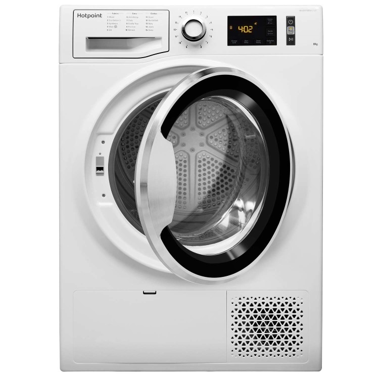 Hotpoint ActiveCare 8kg Heat Pump Tumble Dryer - White