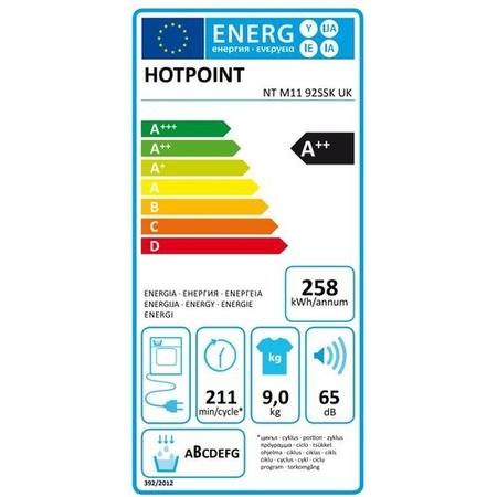 Hotpoint Crease Care 9kg Heat Pump Tumble Dryer - Silver