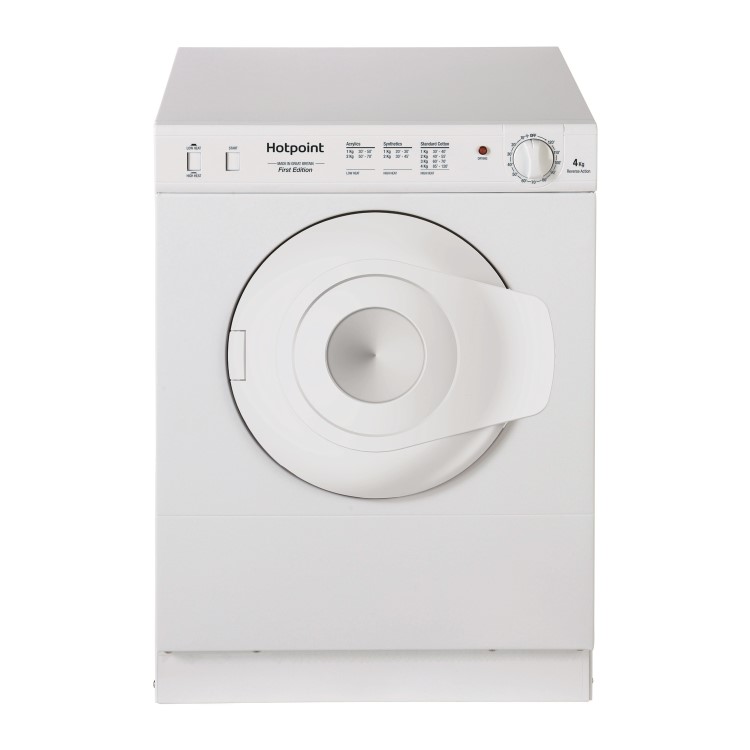 Refurbished Hotpoint NV4D01P Freestanding Compact Vented 4KG Tumble Dryer White