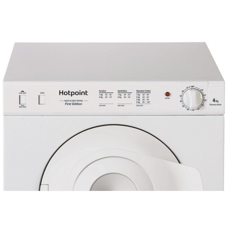 Refurbished Hotpoint NV4D01P Freestanding Compact Vented 4KG Tumble Dryer White